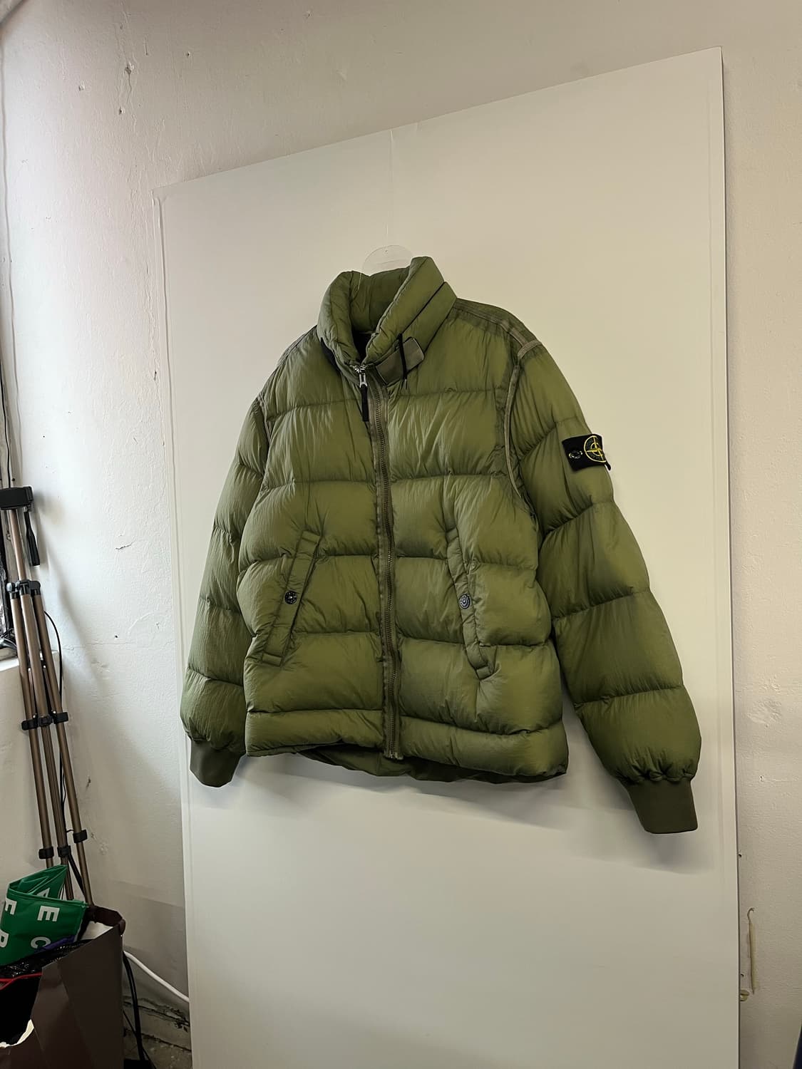 00s 스톤아일랜드 가먼트 다이드 다운 자켓 상품이미지2