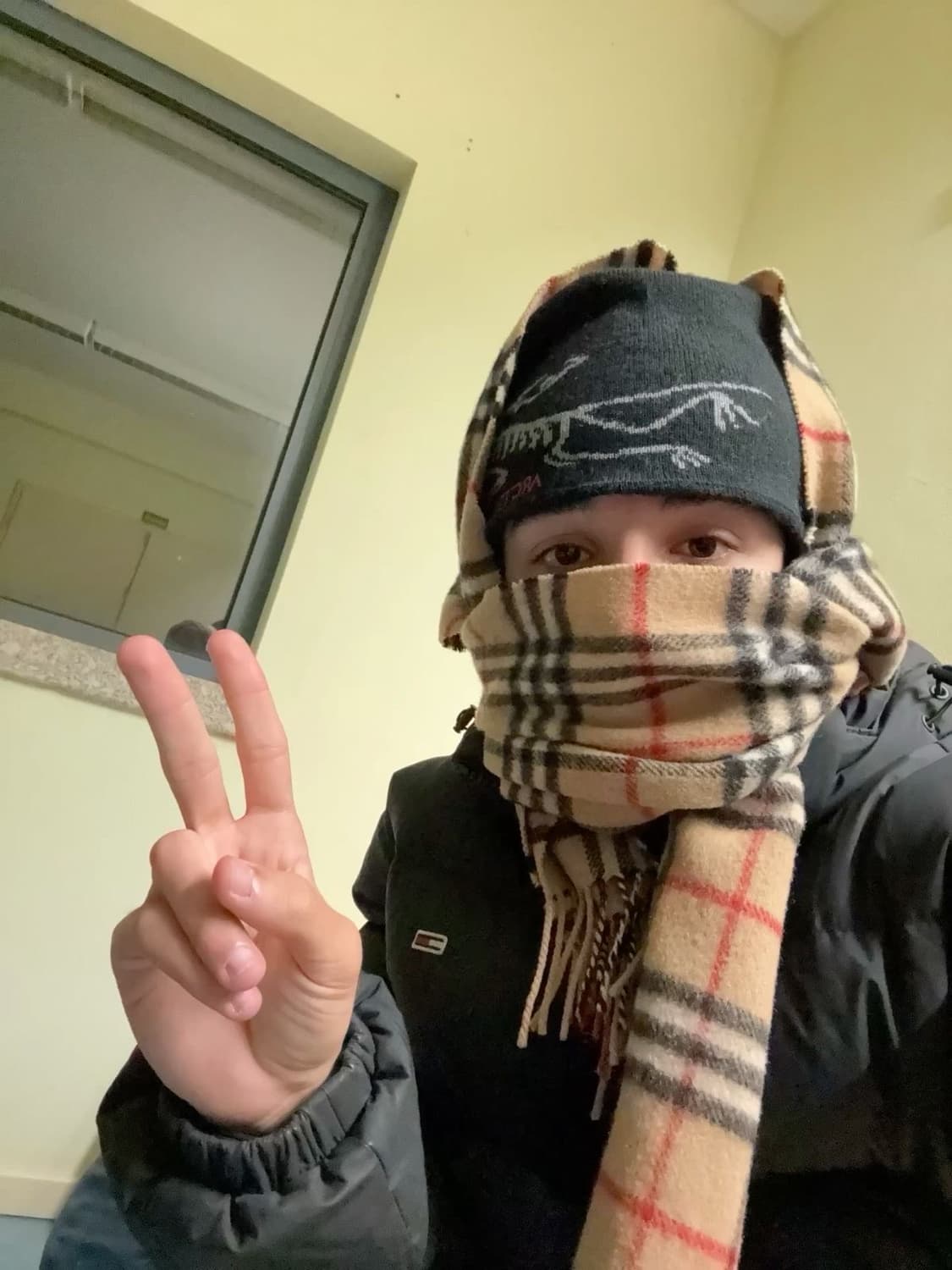 바버 램스울 타탄 체크 머플러 상품이미지7