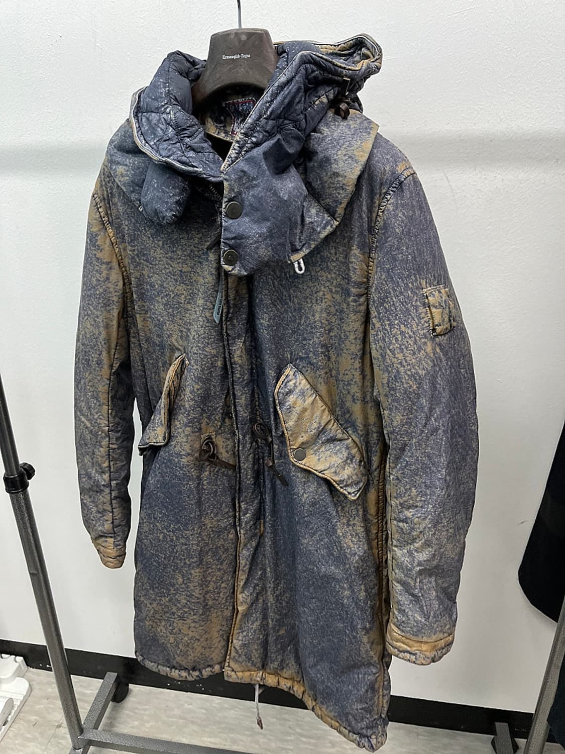 95-100) 그런지존오케스트라 가먼트다잉 야상패딩  상품이미지1