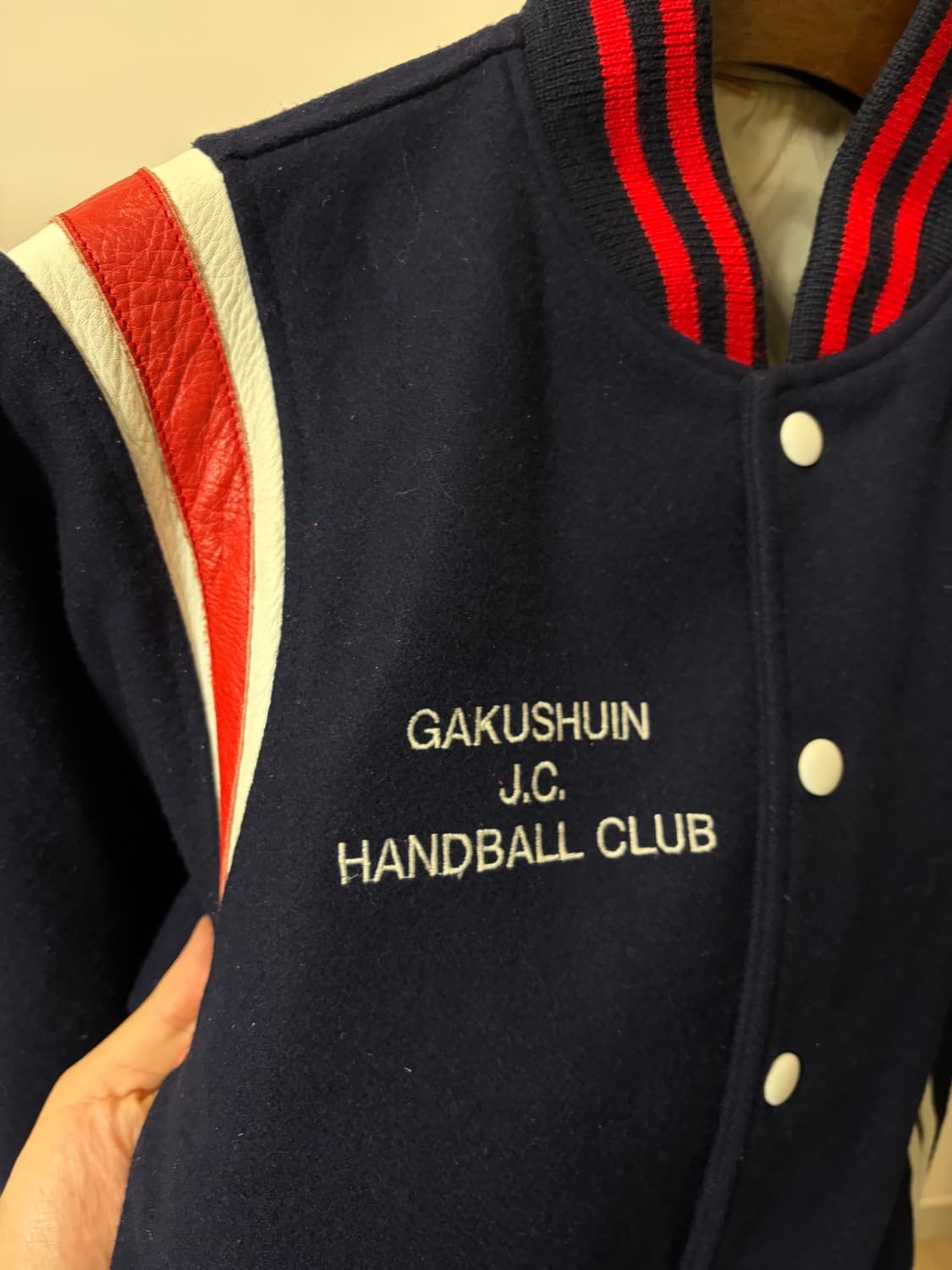 (M) 90s village stone 빌리지 스톤 바시티 자켓 상품이미지3