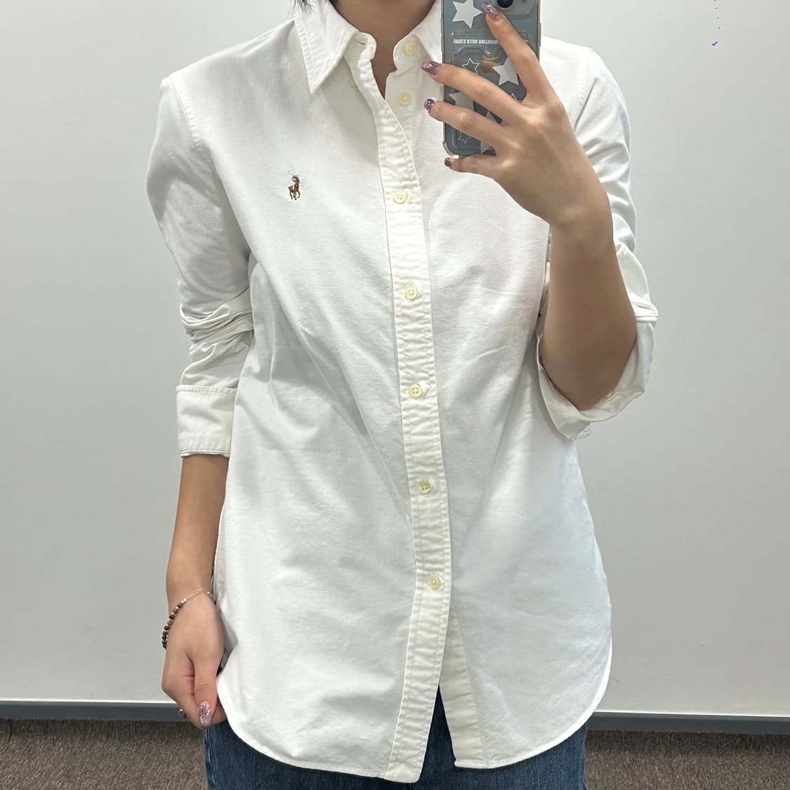 Polo 폴로 멀티포니 커스텀핏  화이트 셔츠  상품이미지2