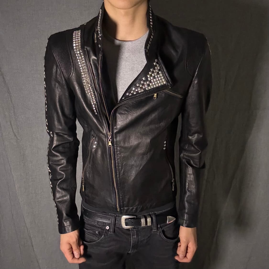 lamb skin leather jacket 상품이미지2