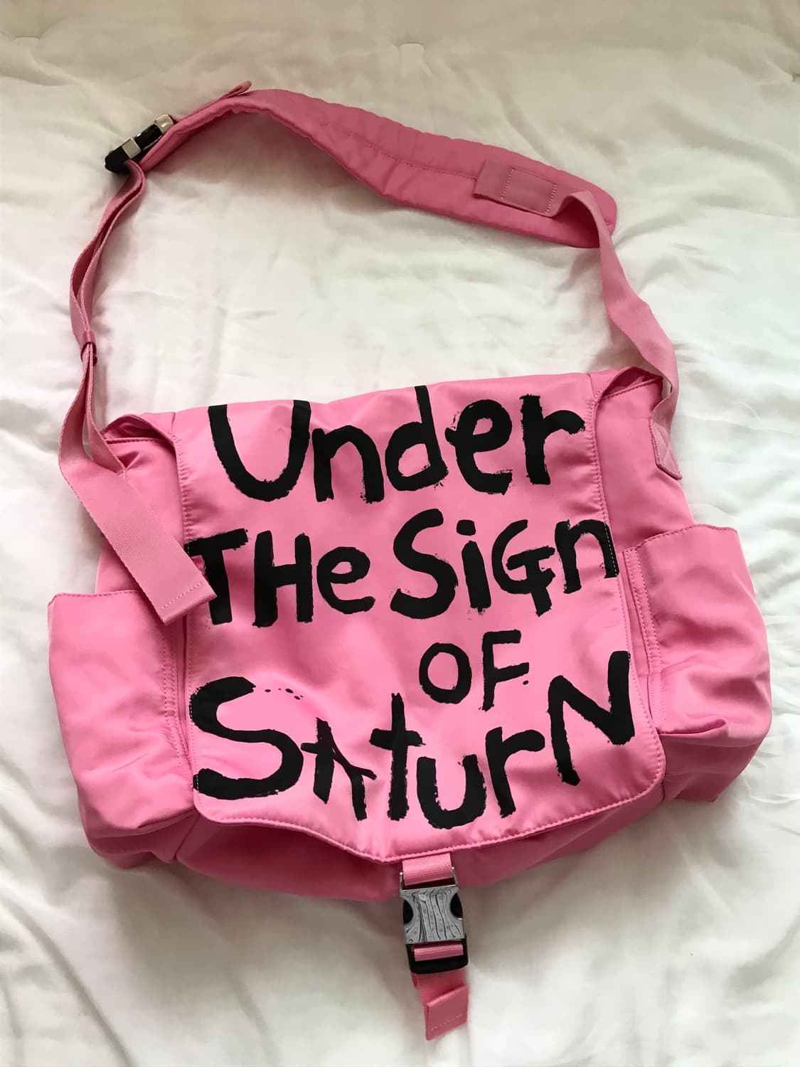 Theopen product 더오픈프로덕트 메신져백 핑크 상품이미지1