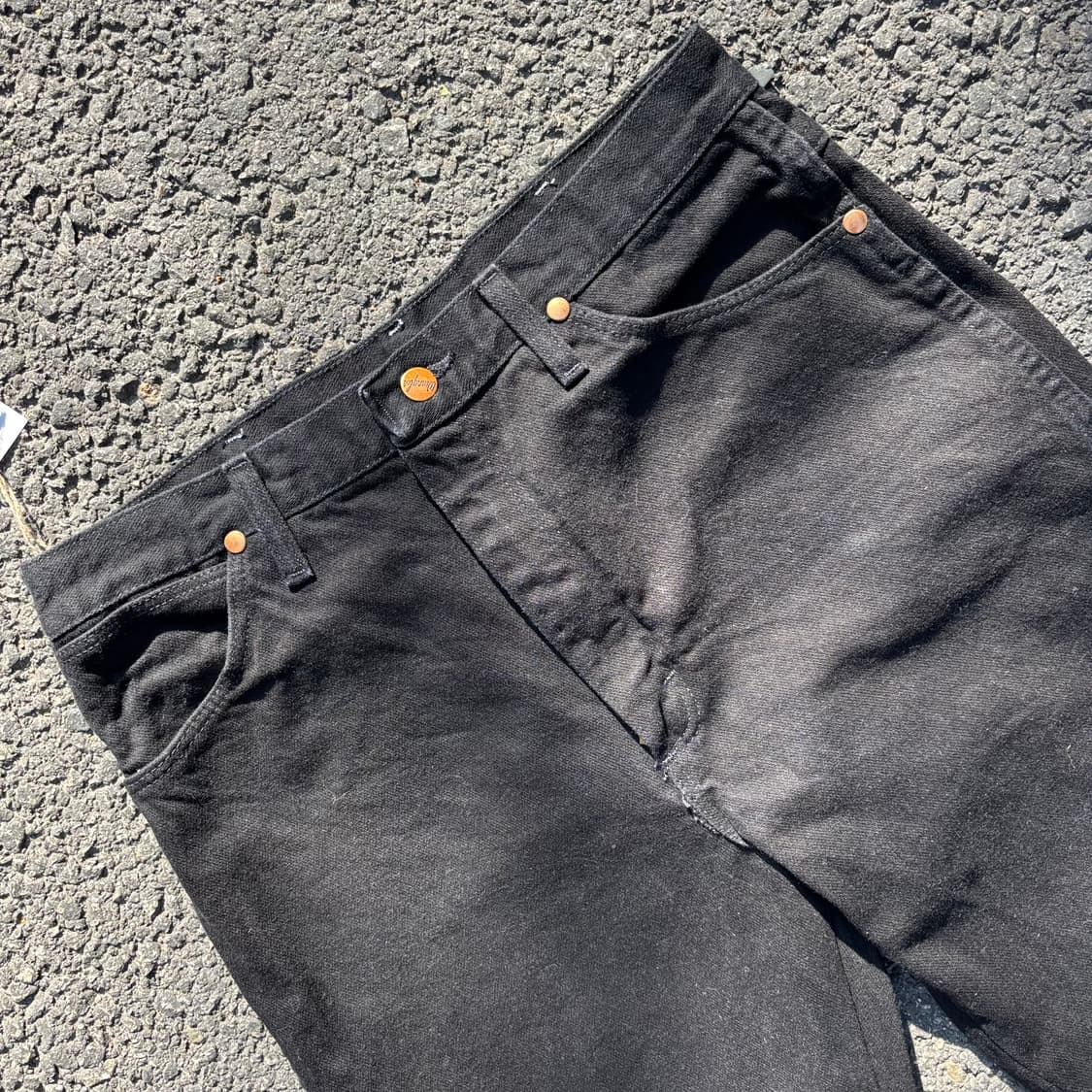 올드 랭글러 블랙 데님 팬츠 상품이미지6