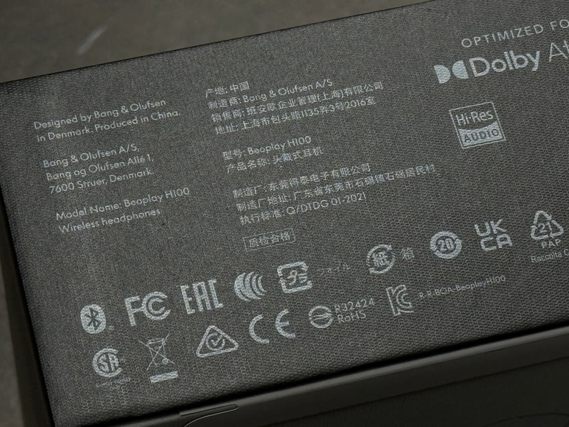 미개봉 코오롱 / B&O 뱅앤올룹슨 베오플레이 H100 블랙 상품이미지6