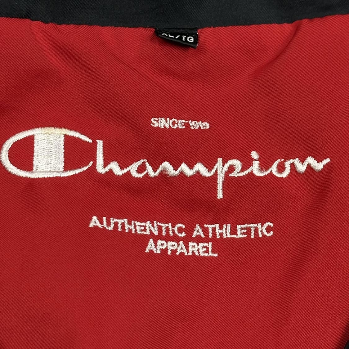 챔피온 올드스쿨 블랙 바람막이 자켓 (XL) 상품이미지7