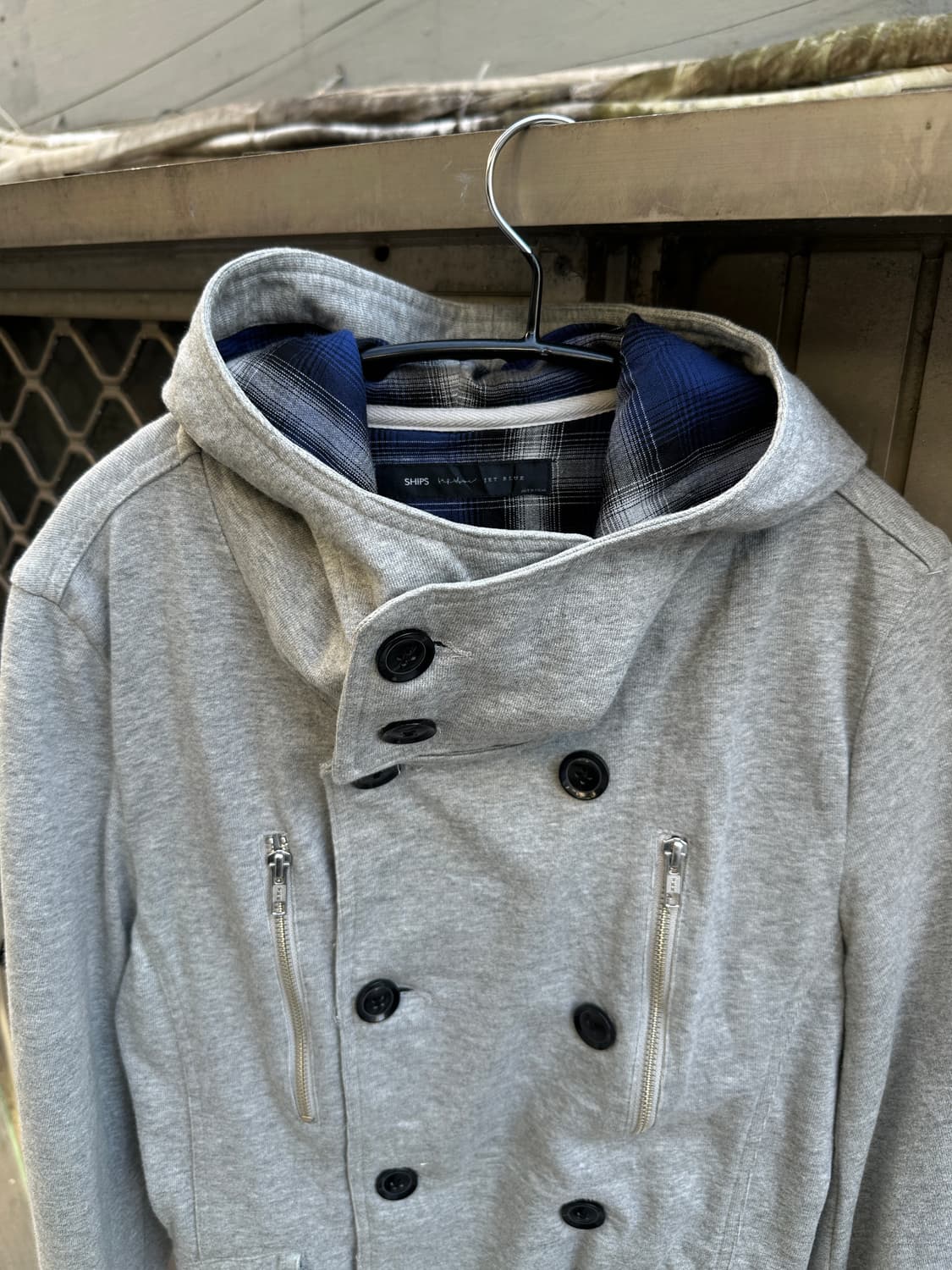 Ships jet blue double buttoned cotton  상품이미지3