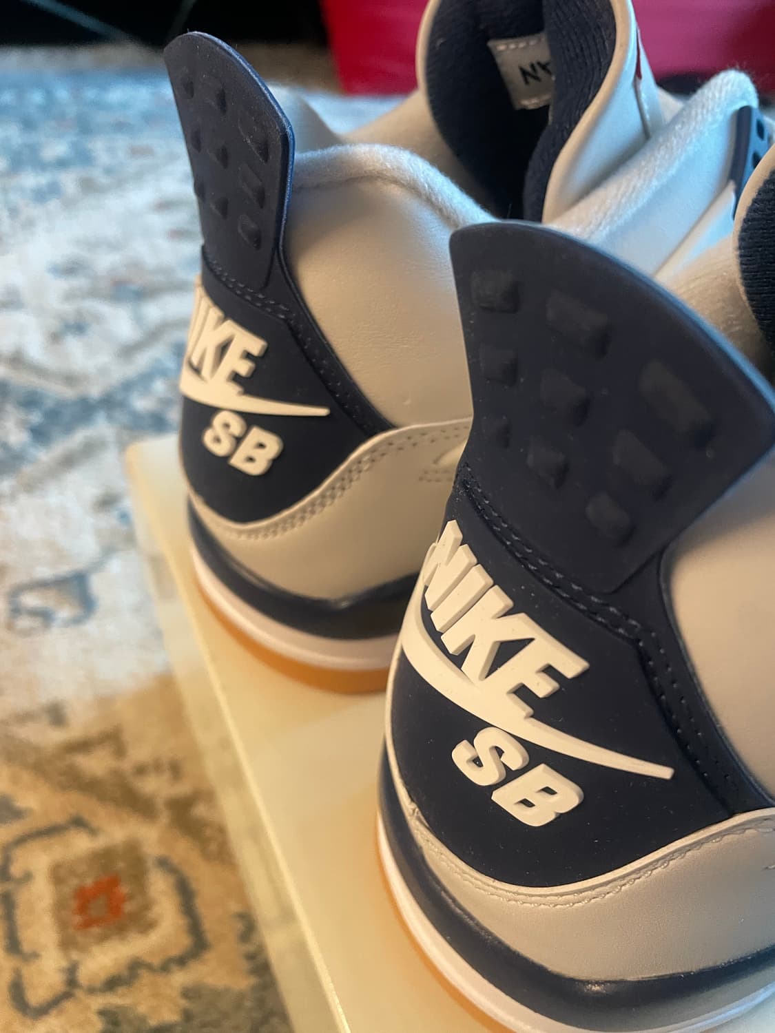 조던 4 x 나이키 SB 레트로 SP 네이비(새제품,270) 상품이미지6