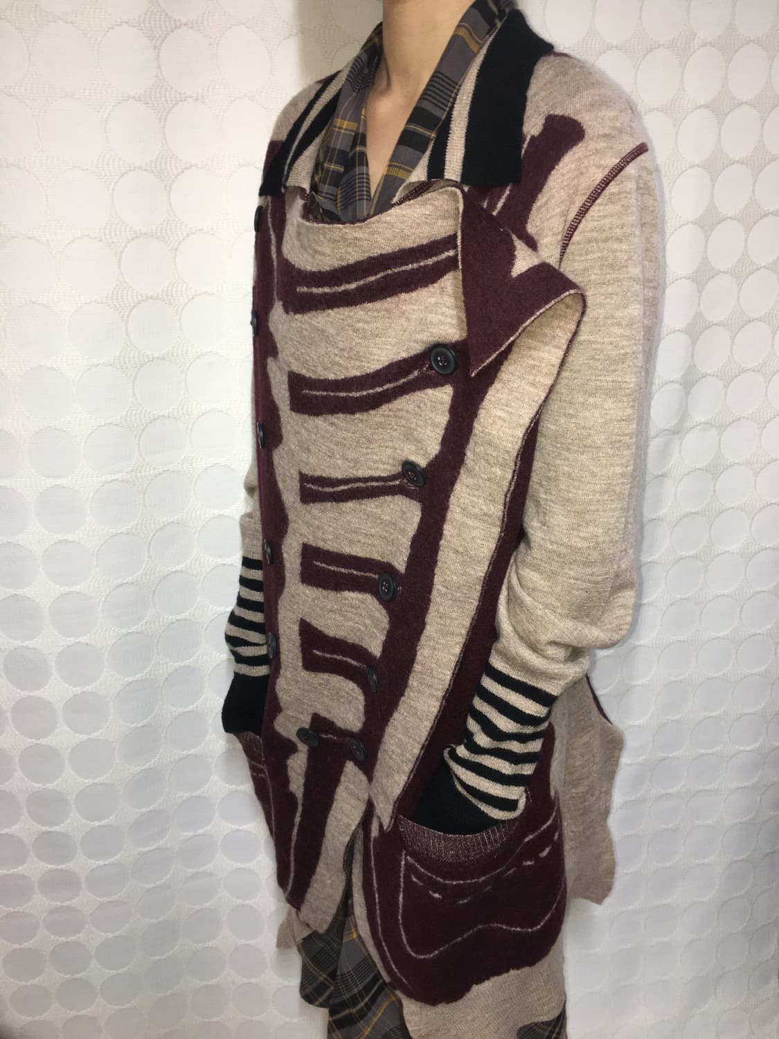 vivienne westwood 나폴레옹 니트 프린트 가디건 상품이미지4