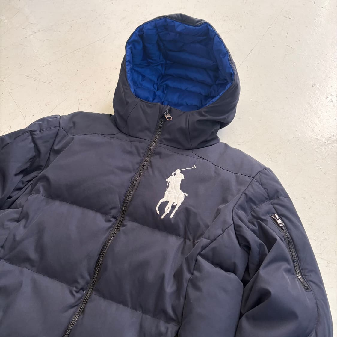 폴로 랄프로렌 빈티지 빅포니 패딩 L 상품이미지4