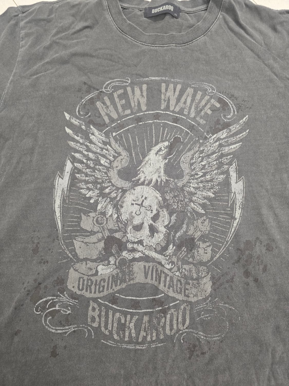 버커루 회색 반팔 XL 상품이미지3