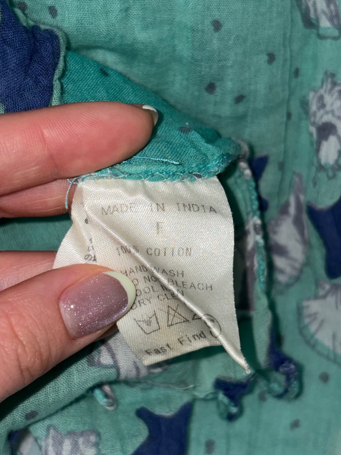 별 도트 빈티지 스카프 상품이미지3