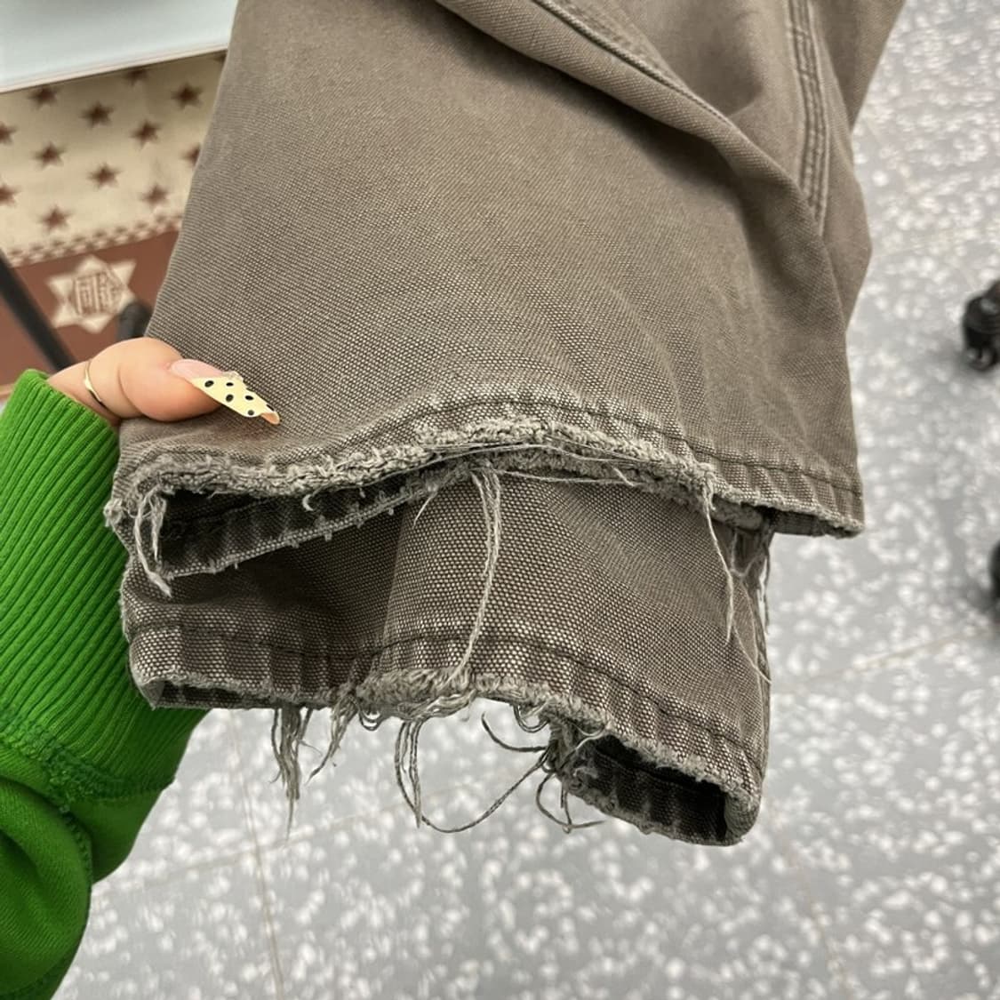 디키즈 올드스쿨 아메카지 빈티지 데님 카고 워크팬츠 37인치 C10048 상품이미지7