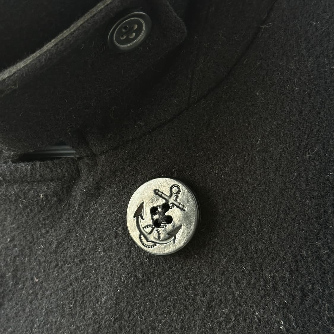 울리치 클래식 울혼방 피코트 블랙 M 상품이미지5