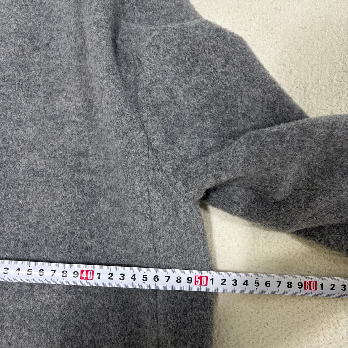 S 시슬리 심플 원버튼 오버핏 울 혼방 코트 1210-1 상품이미지5