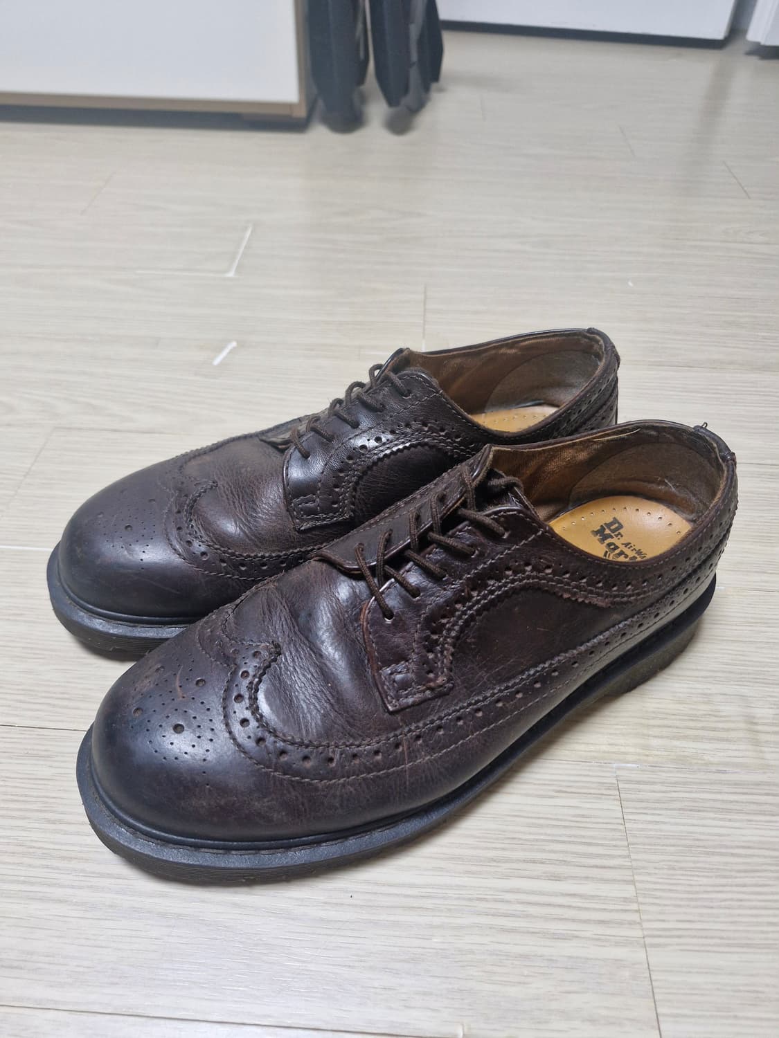 (280) 닥터마틴 3989 브로그 윙팁 브라운 상품이미지2