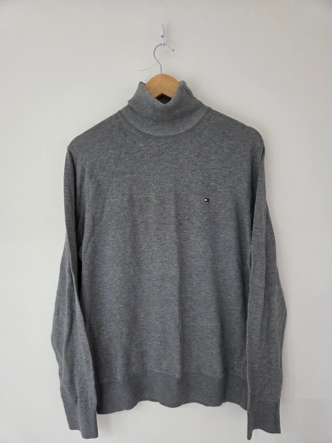 타미힐피거 목폴라 그레이 니트(100사이즈) 상품이미지2