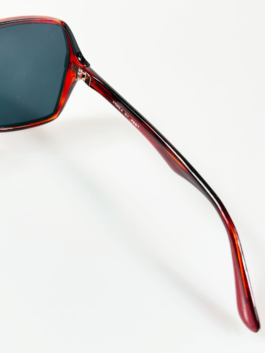 90s 오버사이즈 토터스쉘 볼드 스퀘어 빈티지 선글라스 상품이미지6