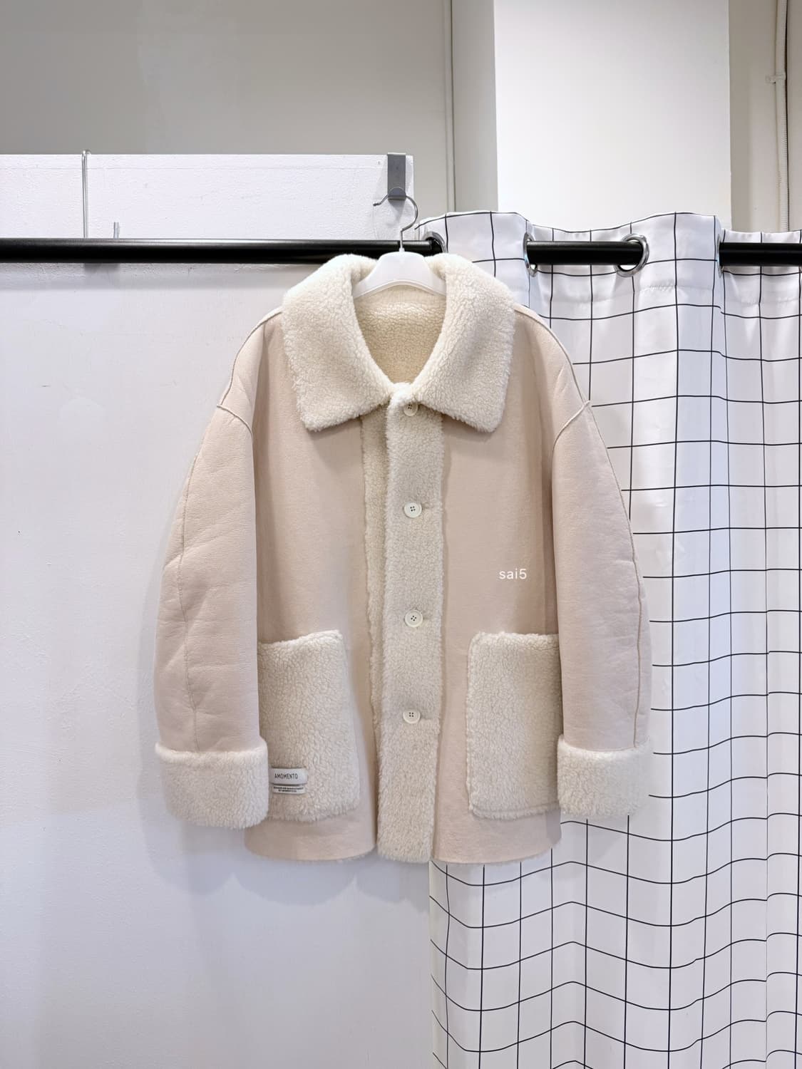 아모멘토 리버시블 무스탕  상품이미지2