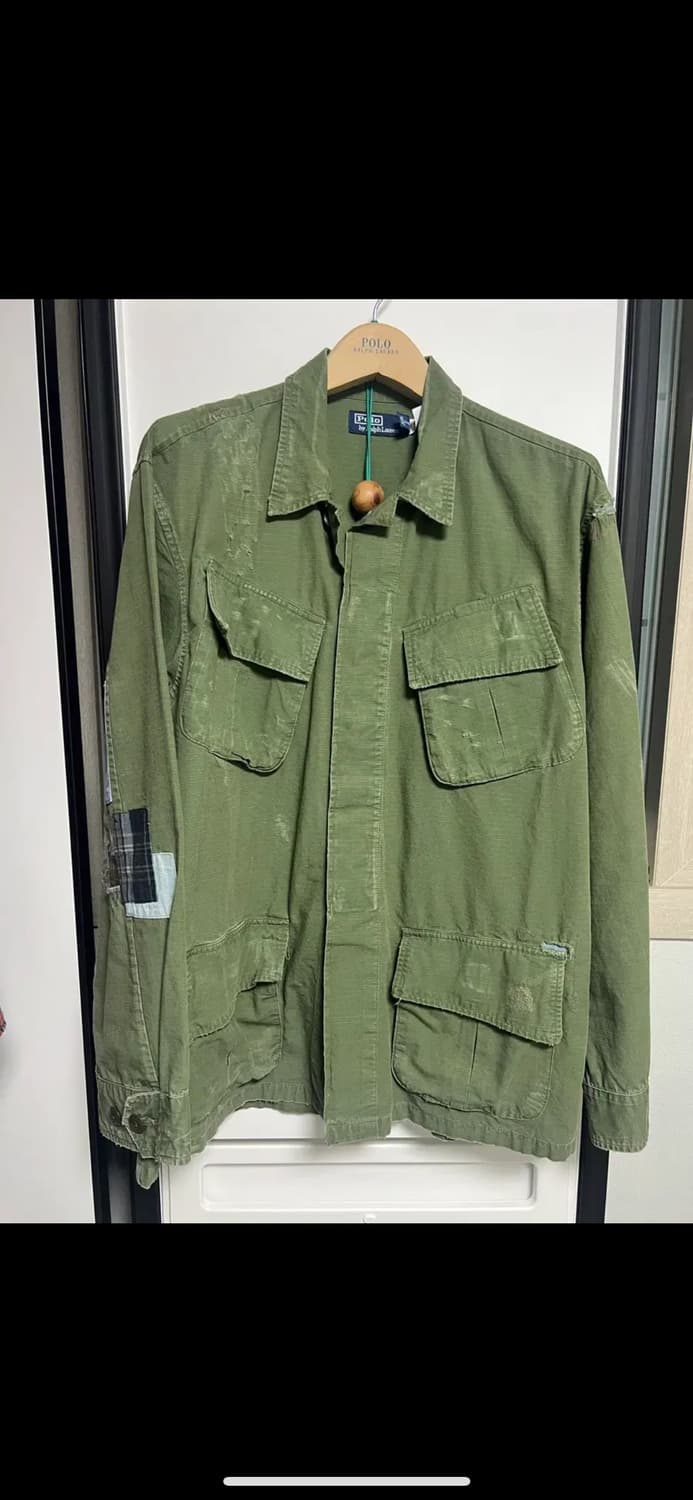 명작) 폴로 랄프로렌 립스탑 패치워크 야상자켓  더블알엘 rrl 상품이미지1