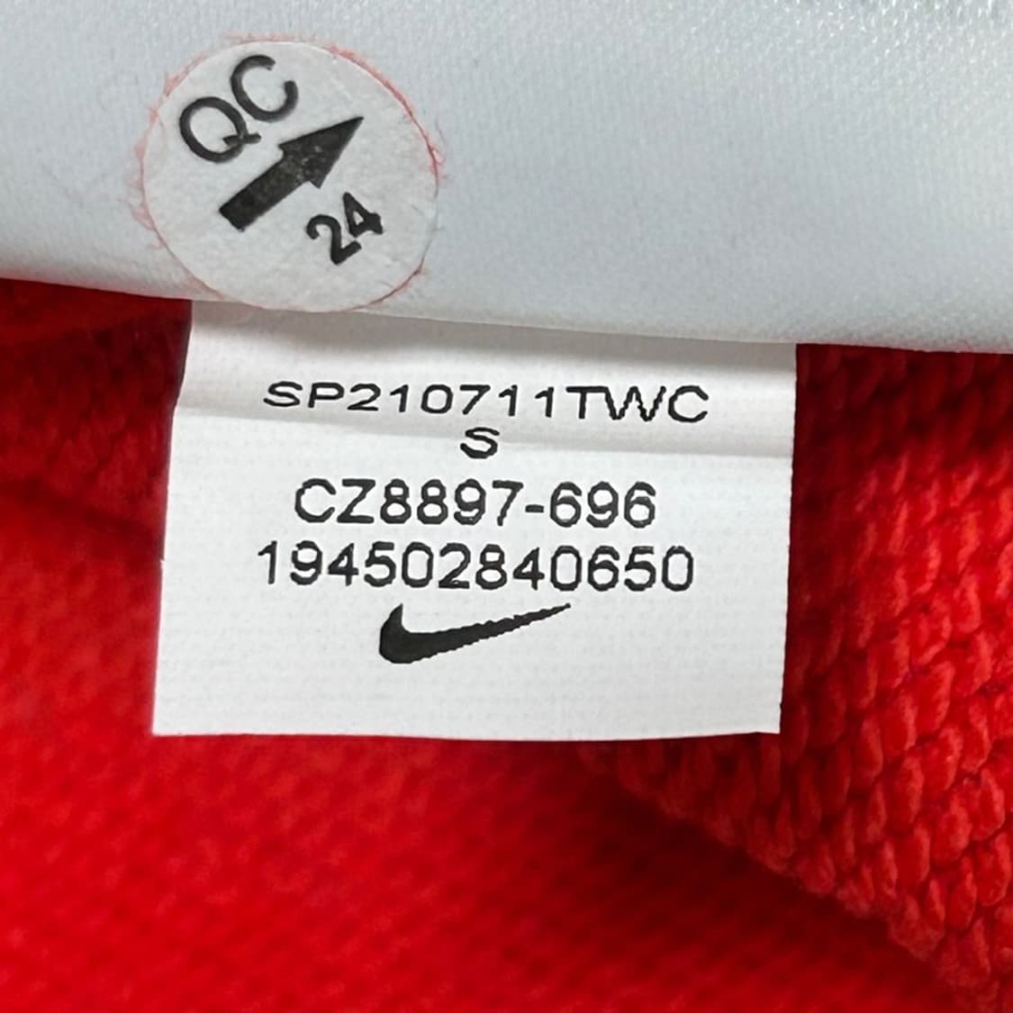 나이키 스포츠웨어 스우시 후드티 레드 S 상품이미지7