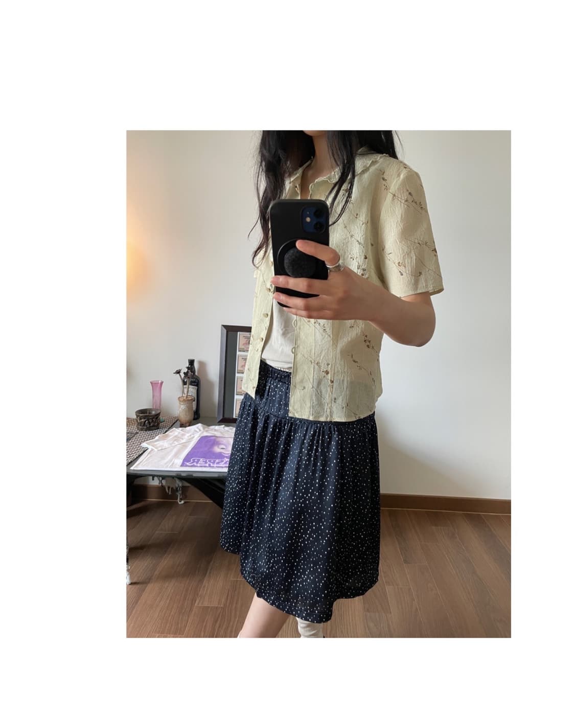 flower patterned blouse 상품이미지4