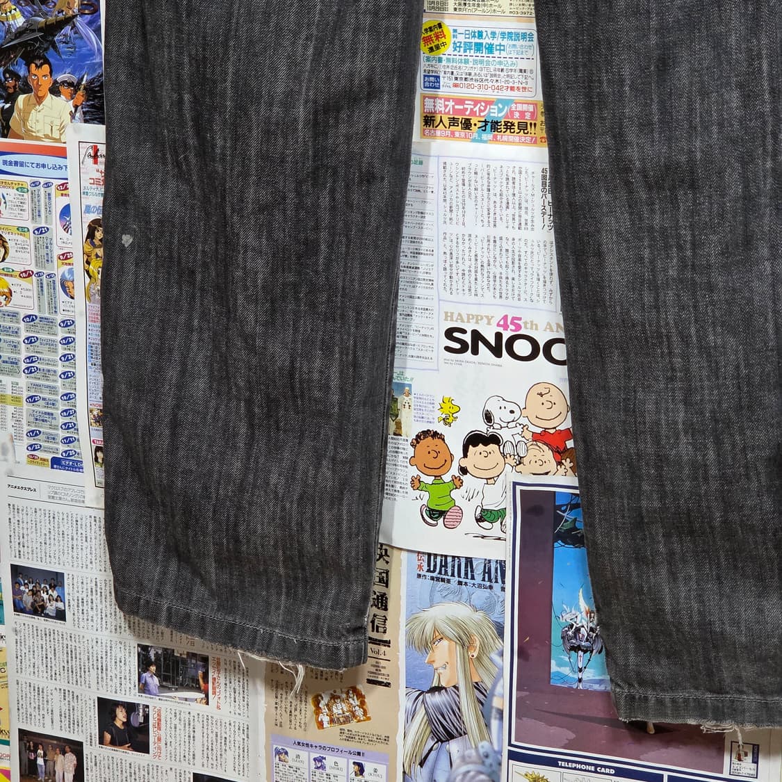 후부 올드스쿨 풀 밴드 그레이 와이드 오버핏 팬츠 상품이미지8