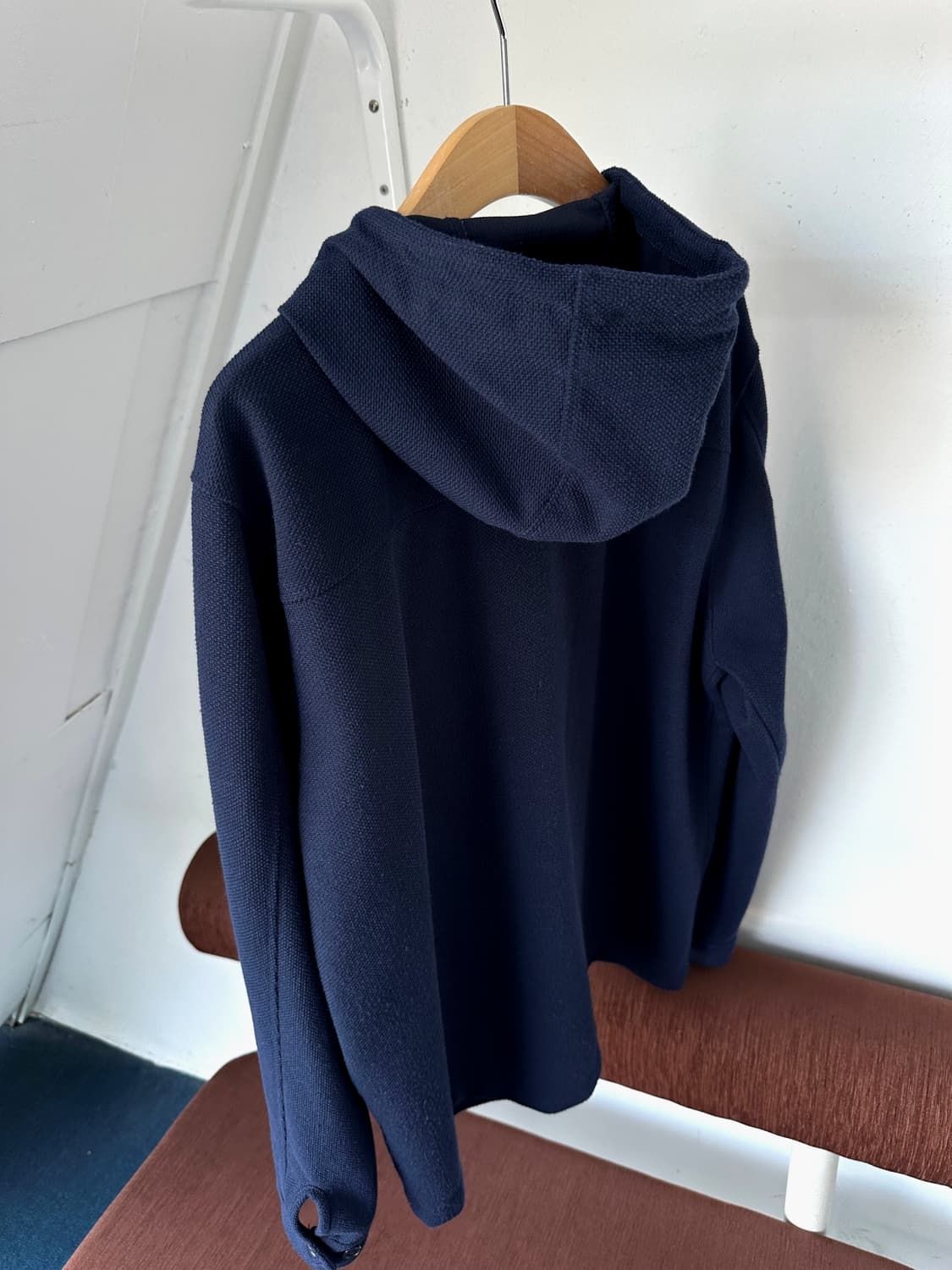 Knit fabric hooded design jacket 상품이미지7