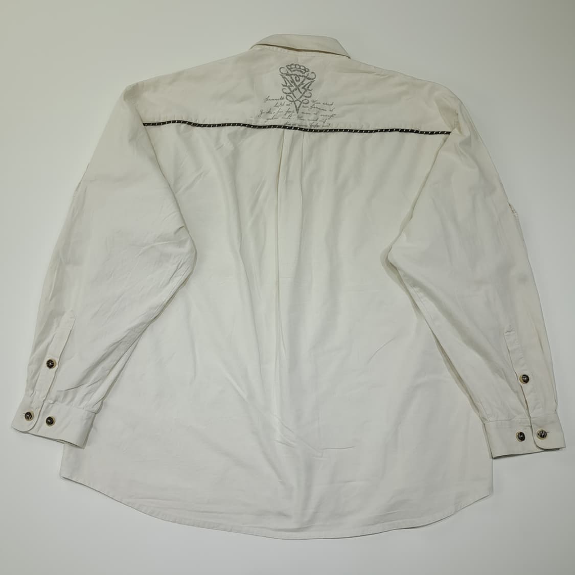 CL693 2XL 란트하우스 90s 독일 트라흐텐 바바리안 알펜 셔츠  상품이미지7