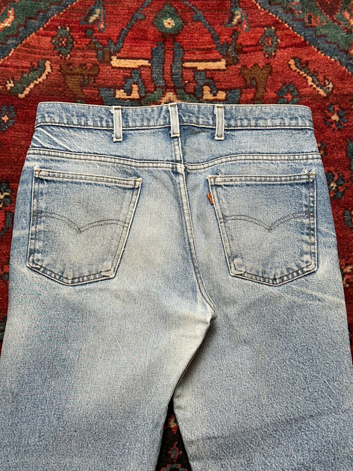 80's USA Made 리바이스 517 부츠컷 플레어진 상품이미지6