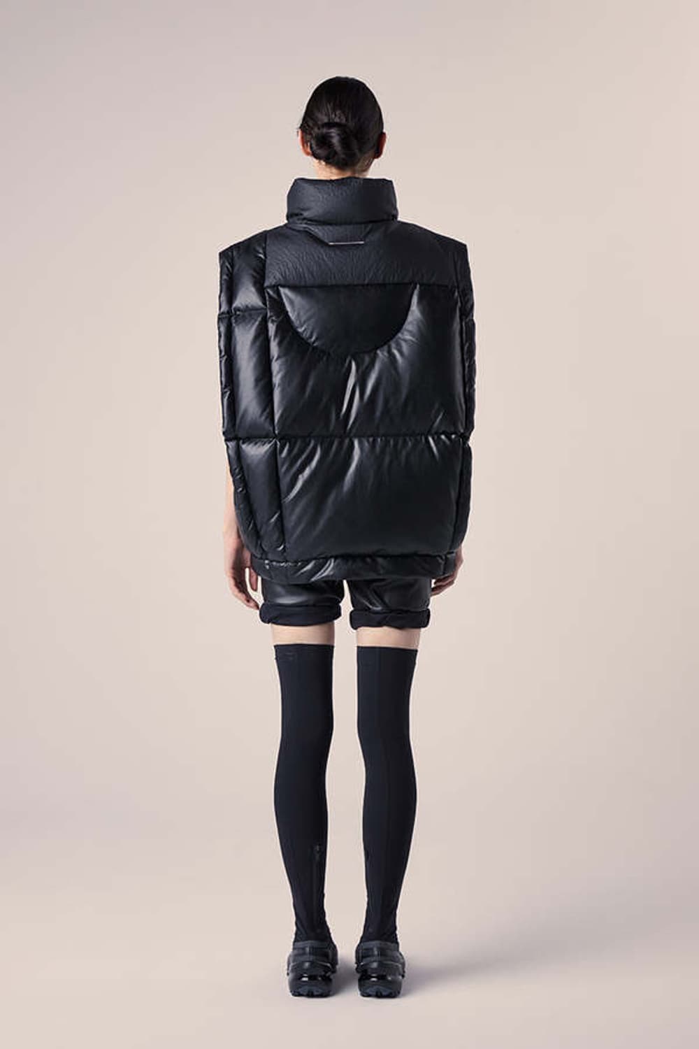 mm6 마르지엘라  chenpeng 첸펭 인조가죽 다운 베스트 S 상품이미지7