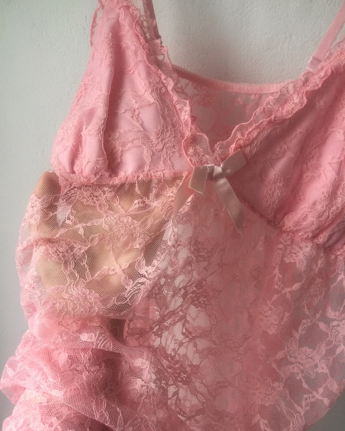 Lace see through sleeveless onepeice 상품이미지4