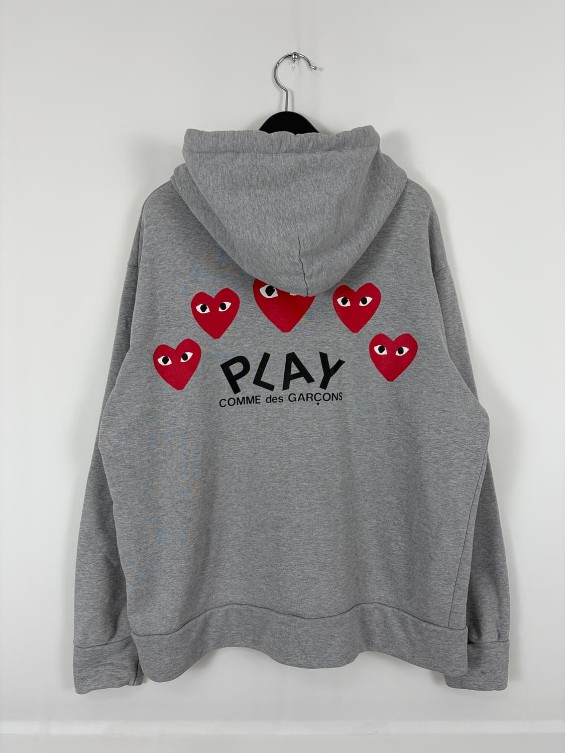 a48) 꼼데가르송 플레이 5 하트 후드집업 상품이미지4