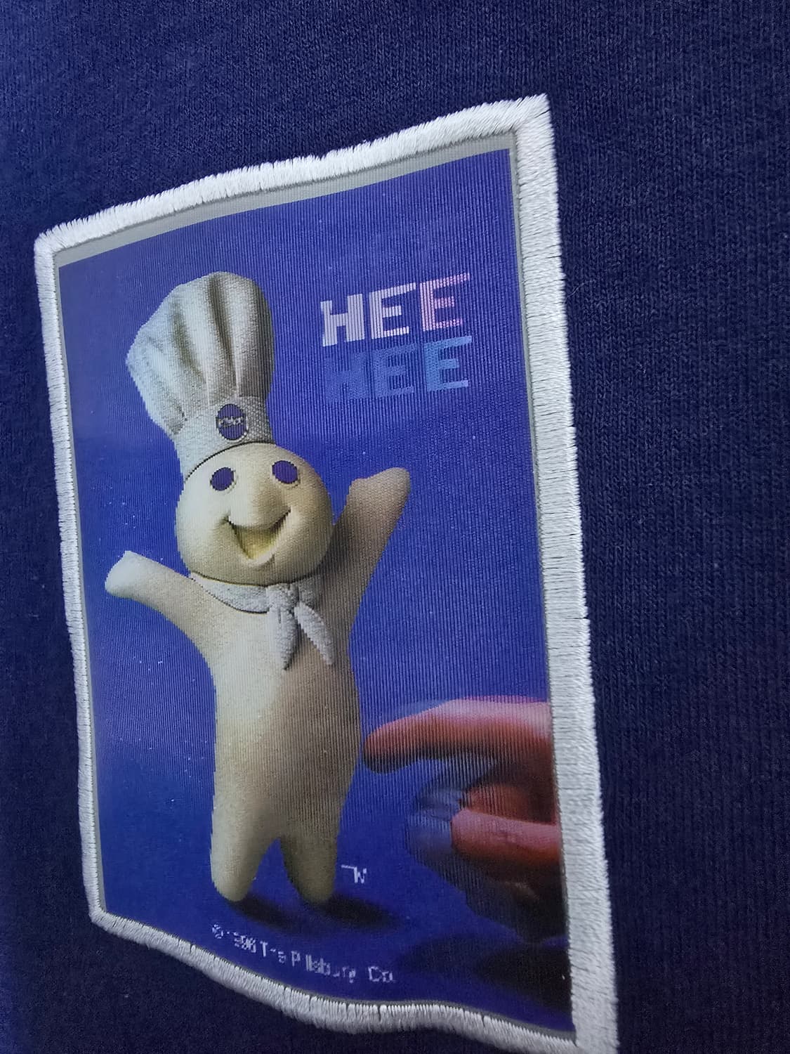 필즈버리 도우보이 90s 빈티지 홀로그램 티셔츠 레어템 L 상품이미지6