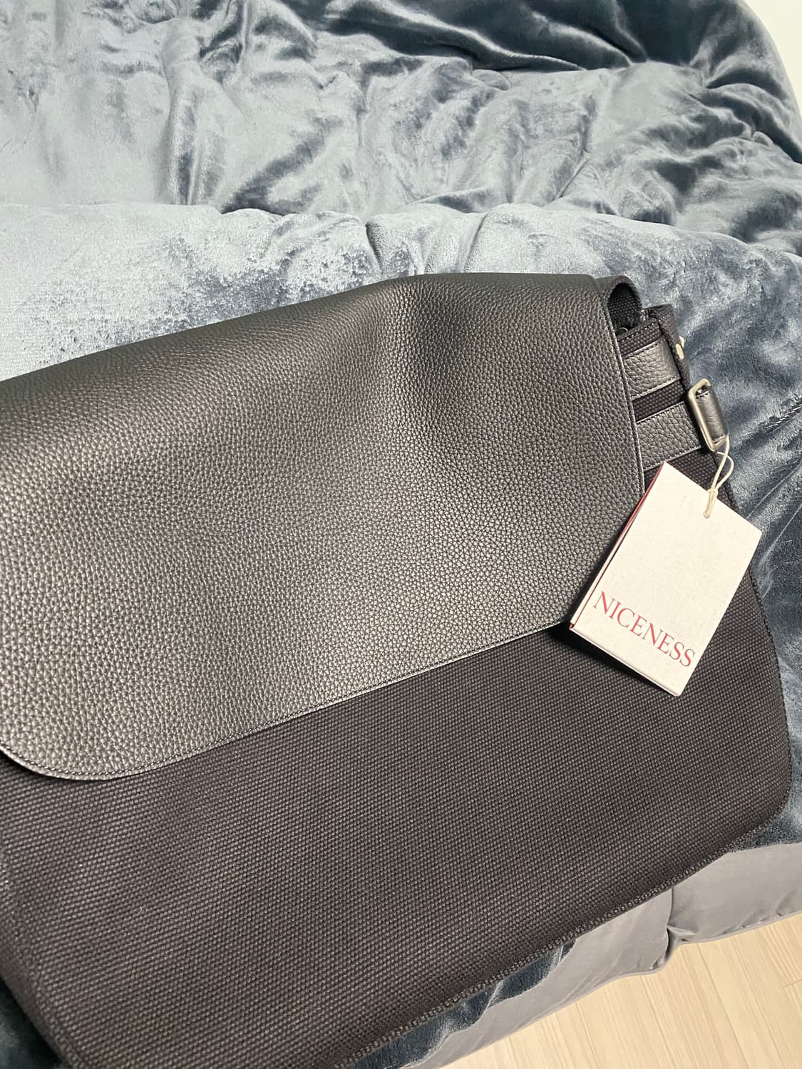 NICENESS/HEFNER  LEATHER AND CANVAS POST 상품이미지2