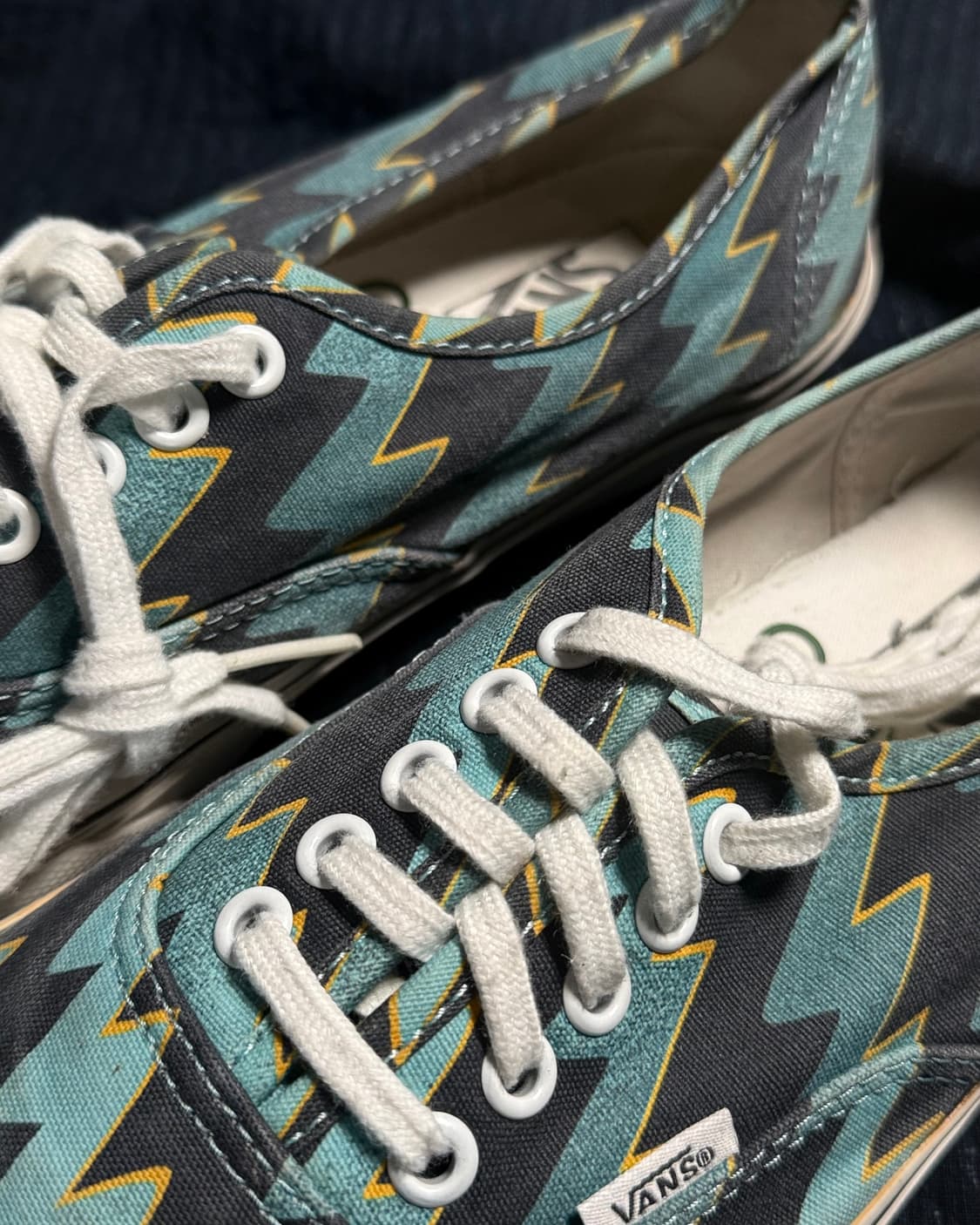 반스 x 겐조 어센틱 ‘라이트닝 볼트 - 아쿠아 블루’ US10 상품이미지4