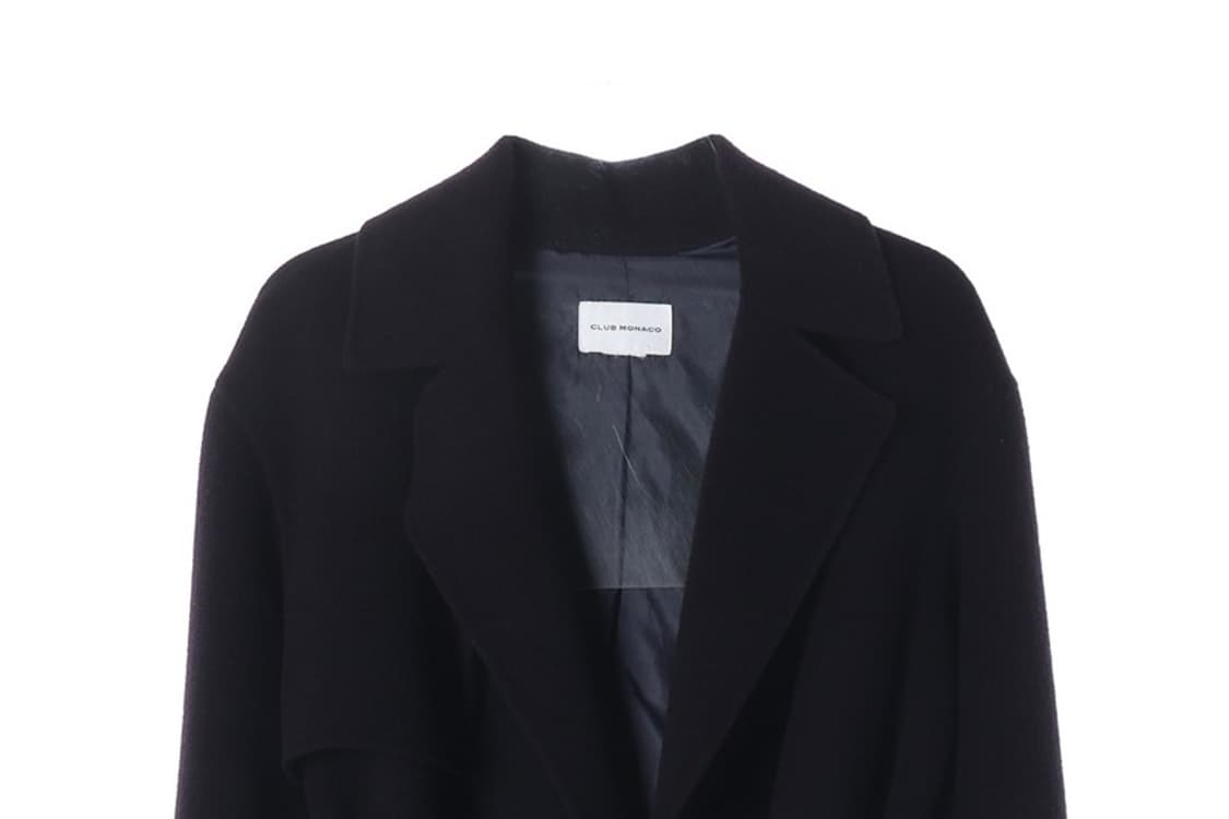 클럽모나코 캐시미어 혼방 벨티드 롱 코트 상품이미지3