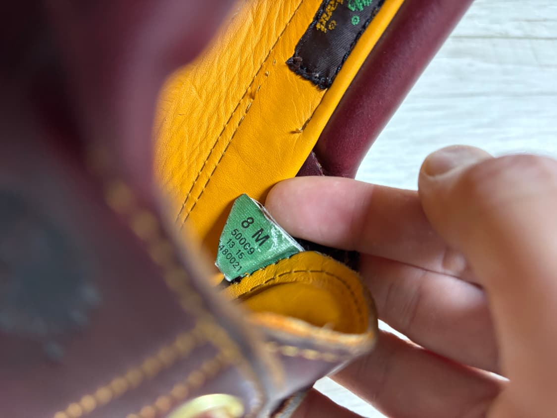 팀버랜드 3아이 보트슈즈 버건디 260 상품이미지7