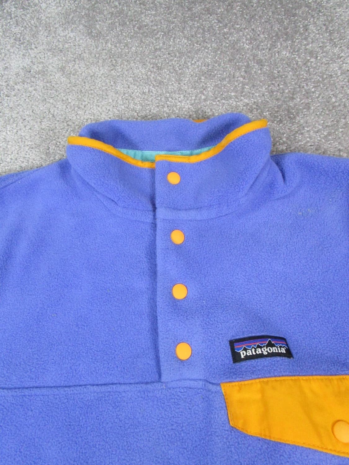 16SS 파타고니아 신칠라 스냅-T 퍼플/옐로우 상품이미지2