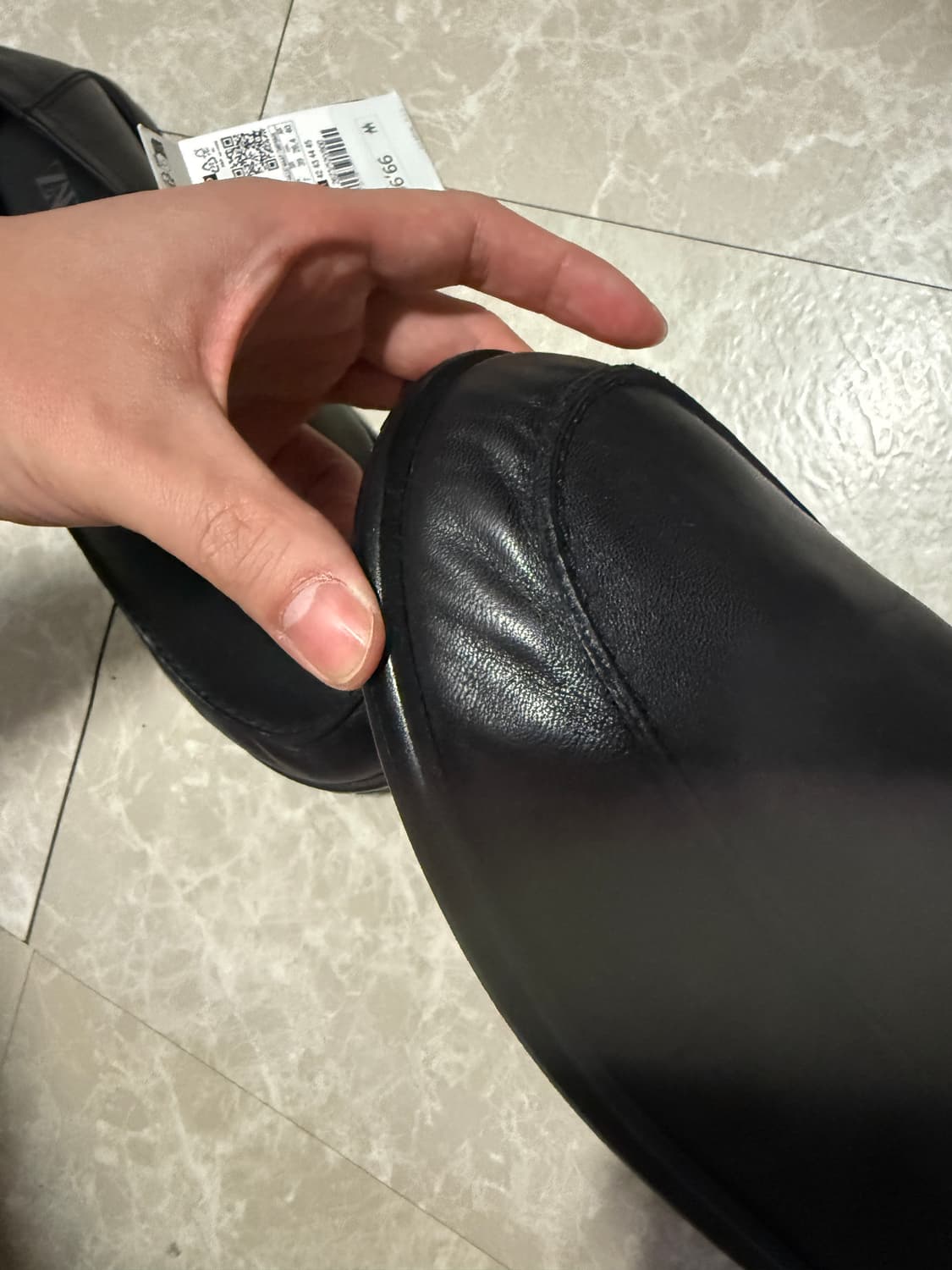 41사이즈 자라 레더 로퍼 2623/520/800 상품이미지3