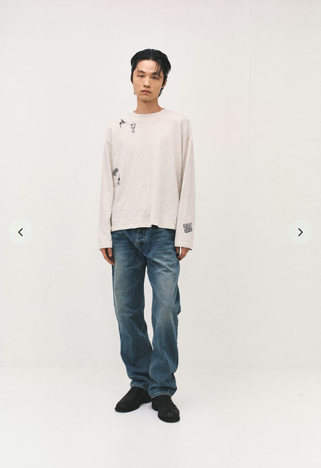 LOST STRAIGHT DENIM PANTS INDIGO 상품이미지3