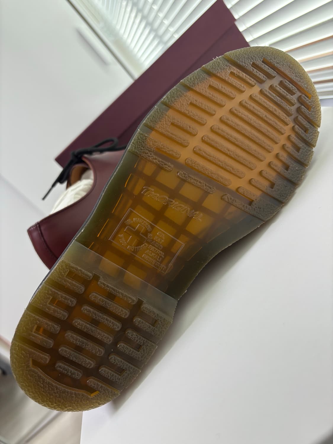 닥터마틴 1461 스무스 11838 체리레드 버건디 260 상품이미지6