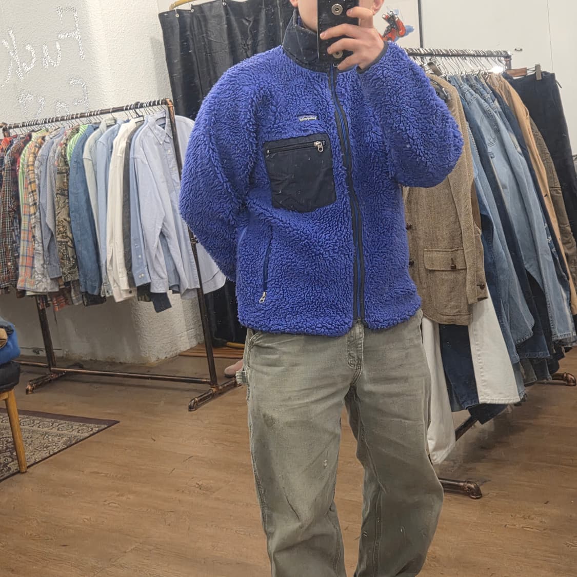 파타고니아 딥파일 잉클블루 s made in usa 블루 s 상품이미지10