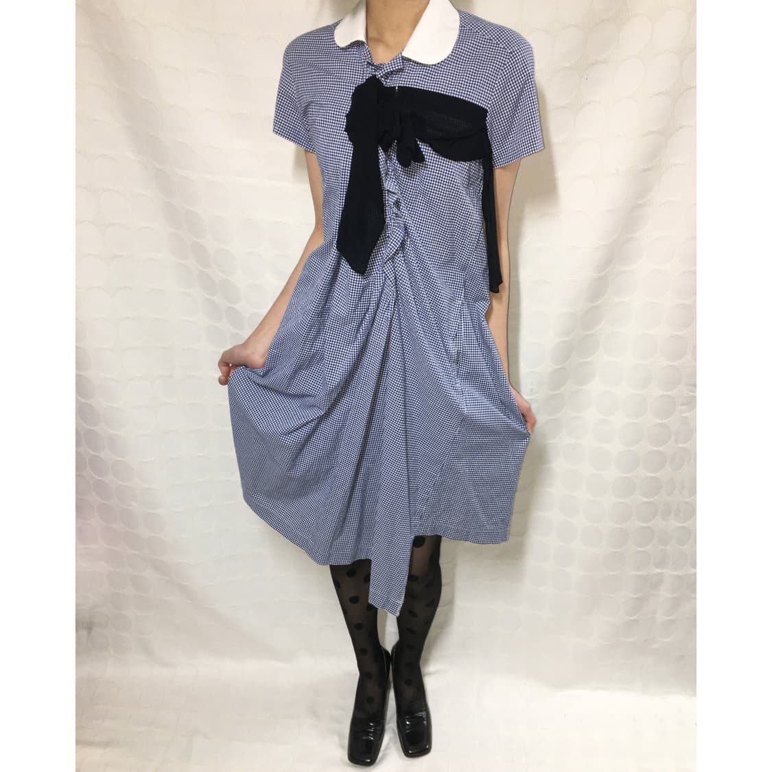 comme des garçons ad2011 체크원피스 상품이미지1