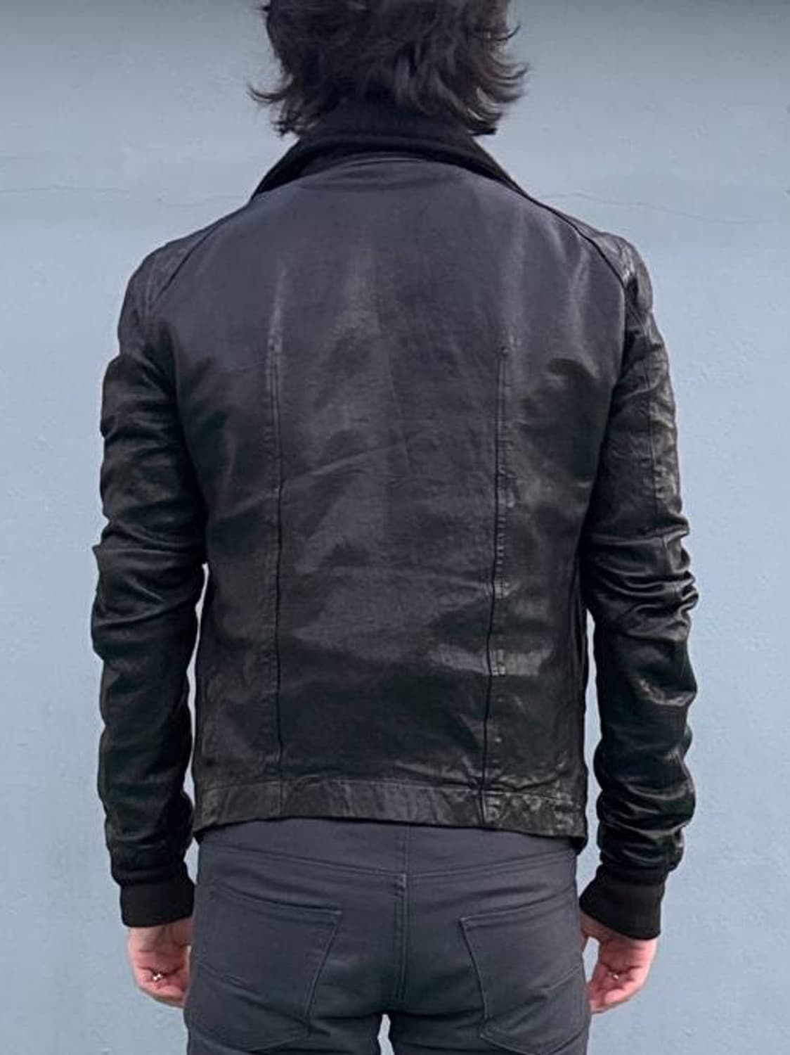 Rick Owens Leather Leather Jacket 상품이미지4