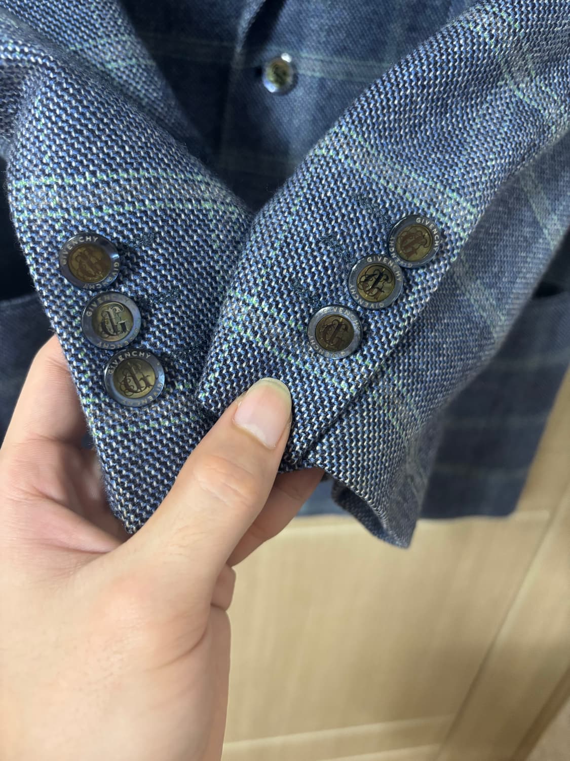 지방시 남성 자켓 블루 상품이미지7