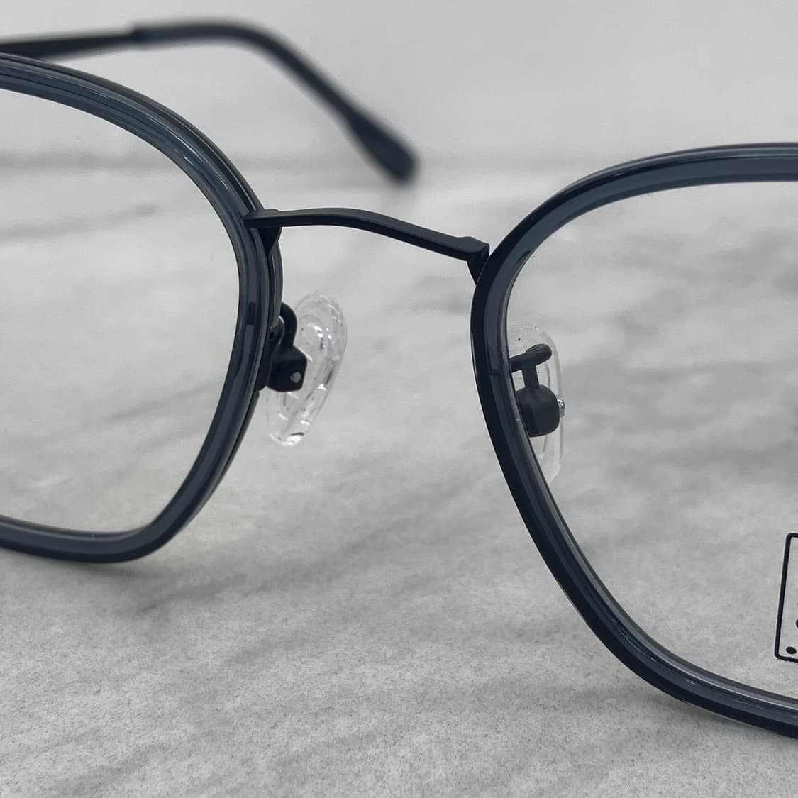 D01 경성 京城 FLEX21 그레이 웰링턴 콤비 뿔테 안경 상품이미지5