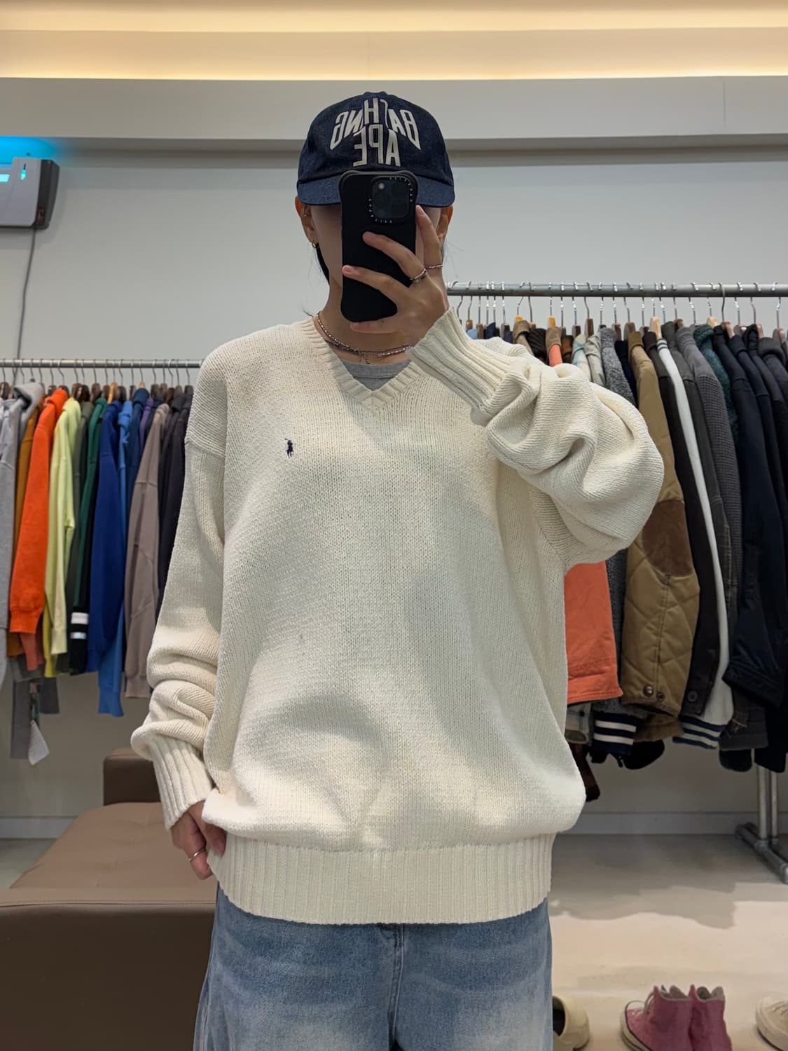 폴로 랄프로렌 브이넥 니트 상품이미지5