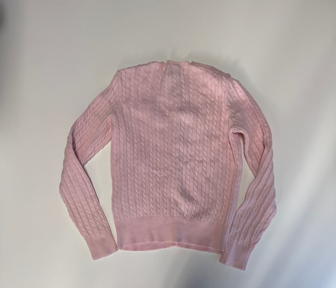 정품인증!! 폴로 랄프로렌 키즈 케이블 핑크 가디건 X 상품이미지3