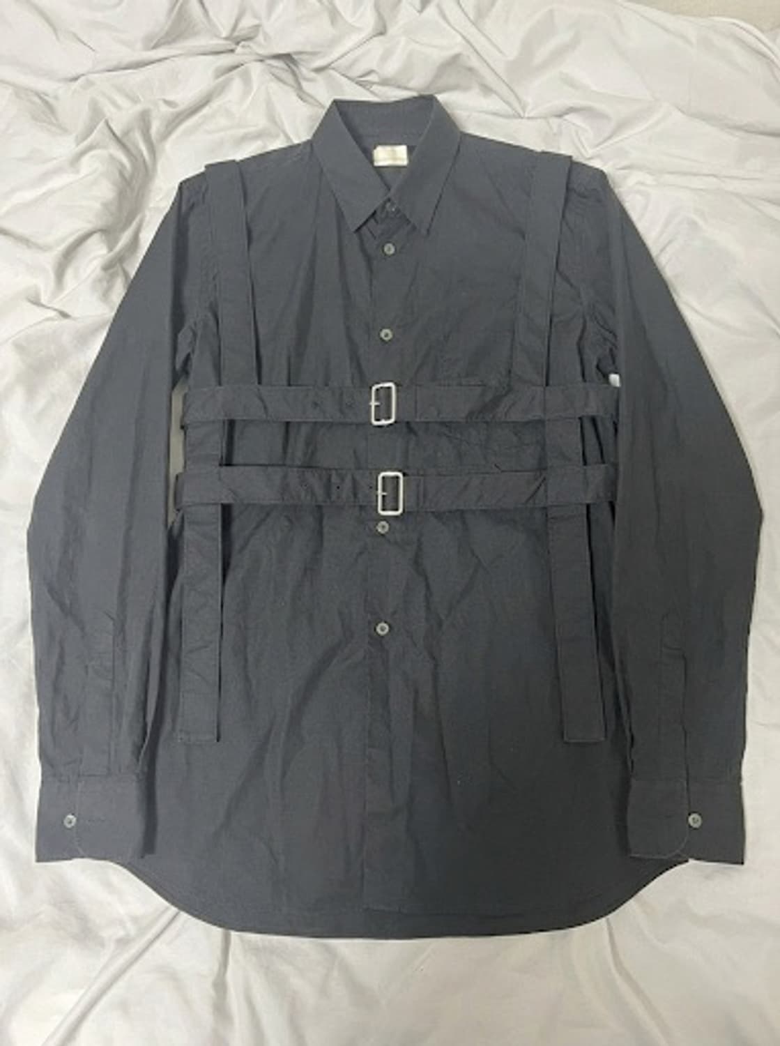 꼼데가르송 블랙 하네스 셔츠 XL 상품이미지1